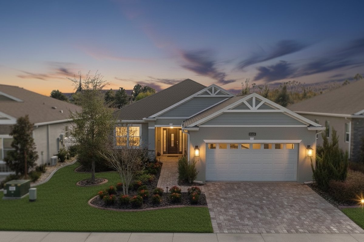 4790 NE 125th Loop, Oxford - twilight front elevation